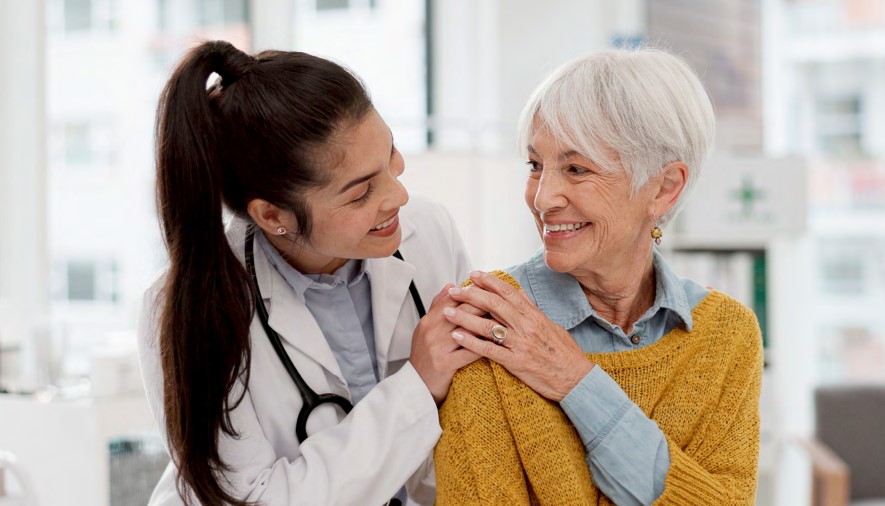 Nurse doctor patient-focused support