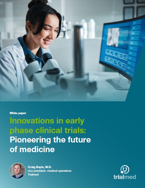 Innovations in Early Phase Clinical Trials white paper cover